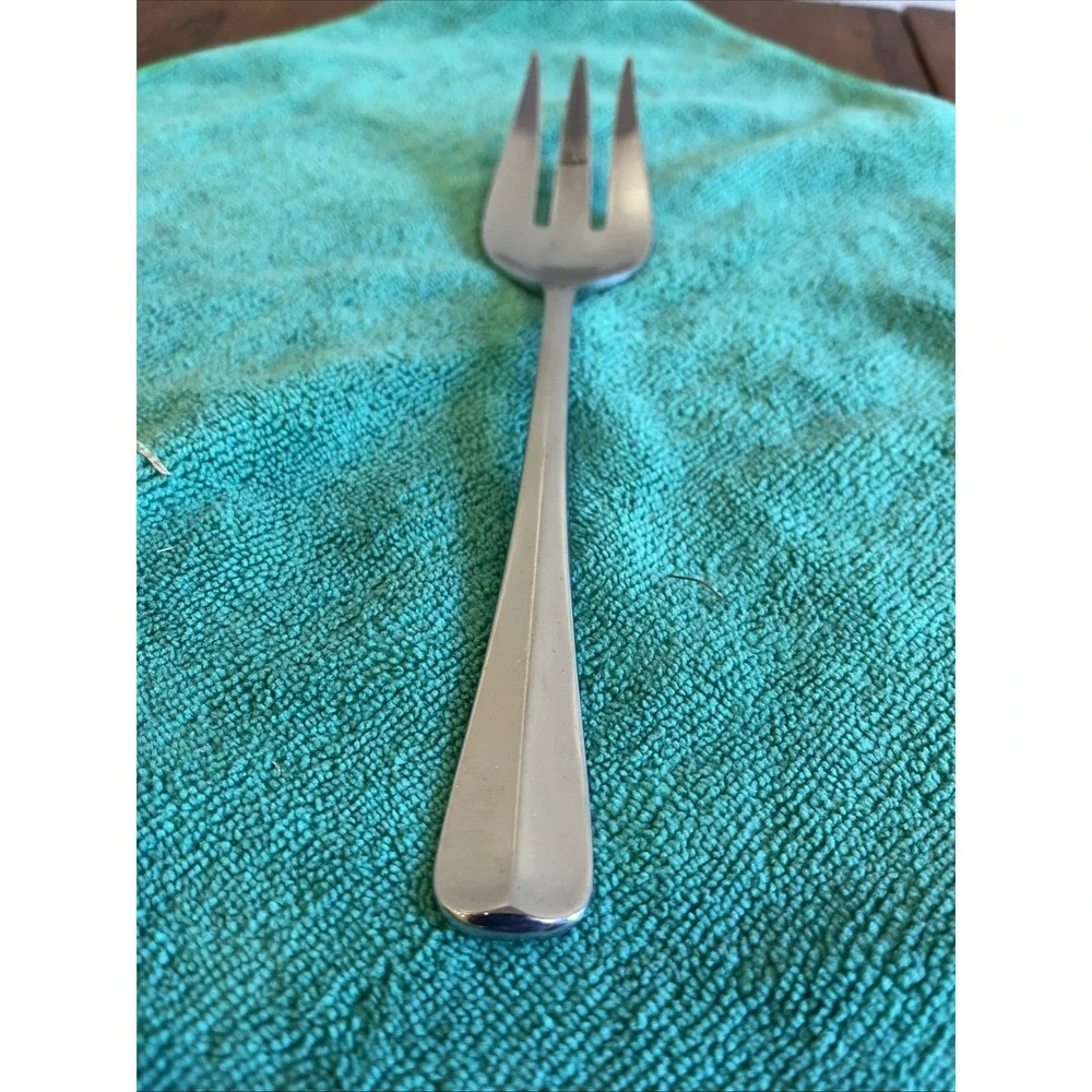 Gorham COLONIAL TIPT GLOSSY Cold Meat Fork 8 5/8